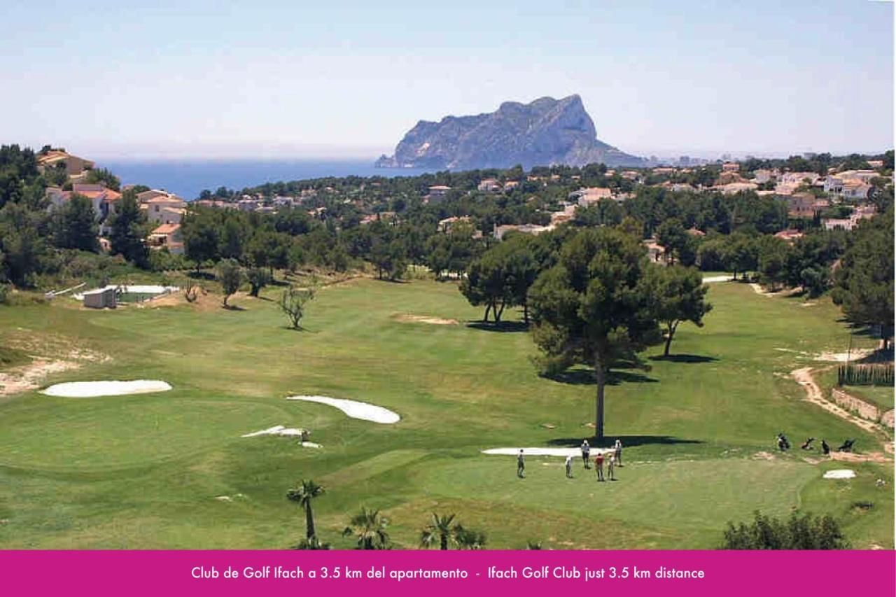 2 Bedrooms Apartment In Moraira Center With Community Pool Bagian luar foto